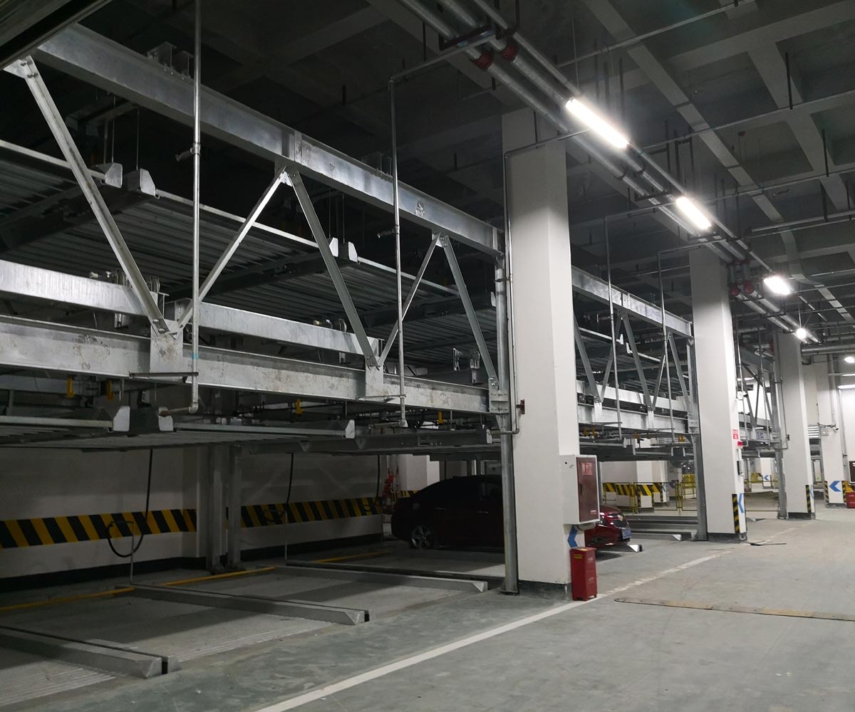 五峰负一正二地坑式PSH三层升降横移类91视频网页版免费设备